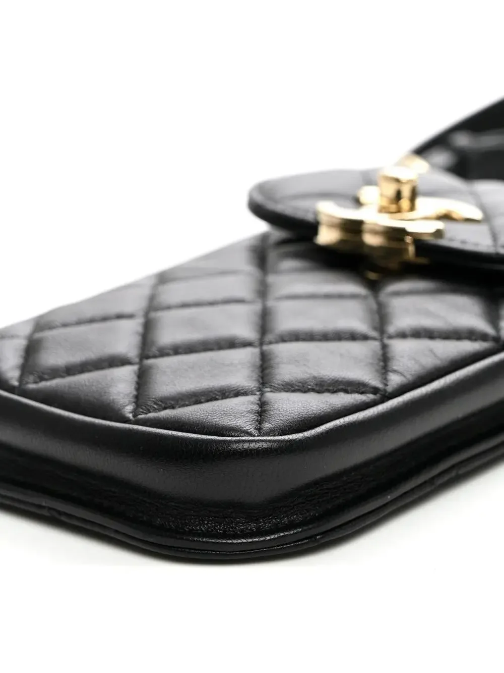 Chanel Lambskin Quilted Phone Chain #324382C13B